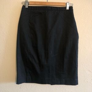 Black pencil skirt